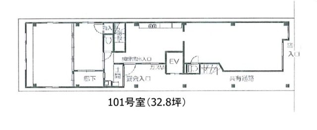 ときわビル101 間取り図