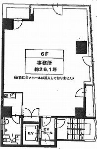 只見ビル4F 間取り図