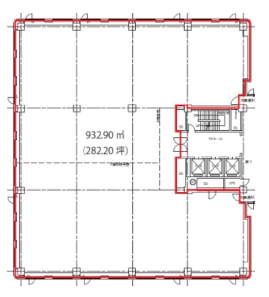 第二証券会館4F 間取り図