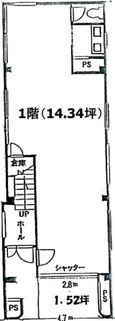 オースト新高円寺1F 間取り図