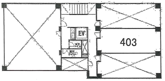 ライオンビル403 間取り図