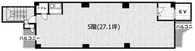 シウトウビル5F 間取り図