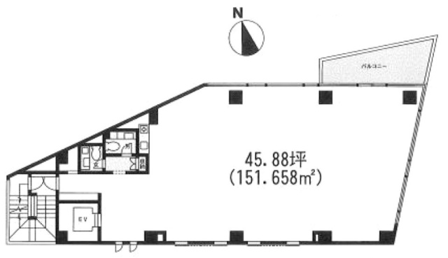 布施ビル本館3F 間取り図