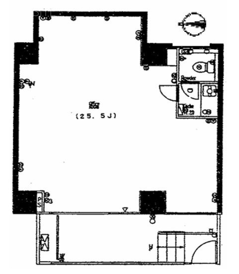 ビュロー平河町1F 間取り図