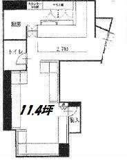 赤坂フォディアビルB102・103 間取り図
