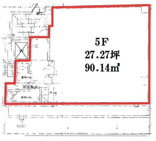 堀口ビル5F 間取り図