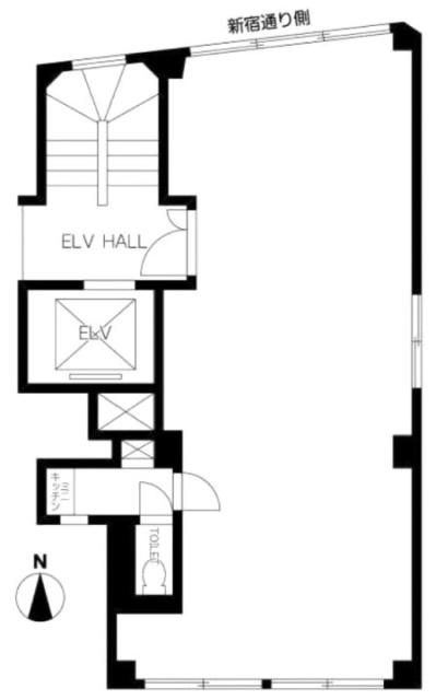三橋ビル5F 間取り図