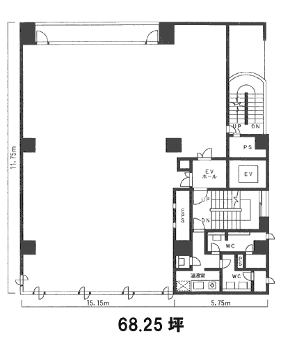 SHビル5F 間取り図