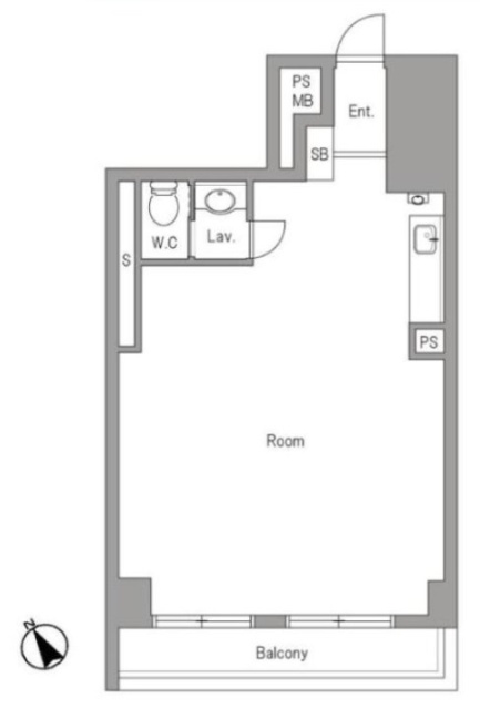 第28宮庭マンション502 間取り図