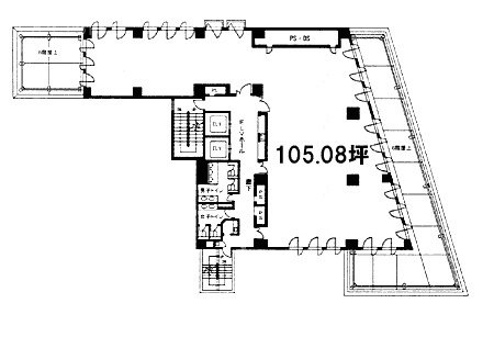 いちご東五反田(G-PLACE五反田)ビル8F 間取り図