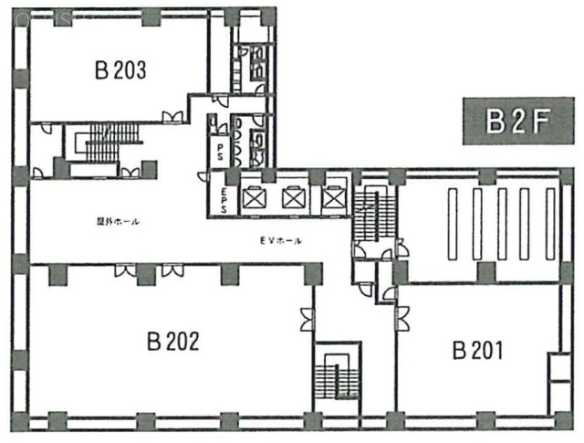 新横浜ファーストビルB201 間取り図