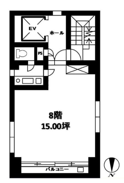YTSビル8F 間取り図