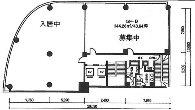 東貨ビルB 間取り図