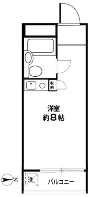 ハイシティ南青山4F 間取り図