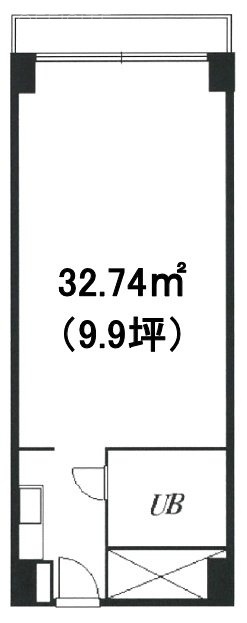 ニュー千駄ヶ谷マンション105 間取り図