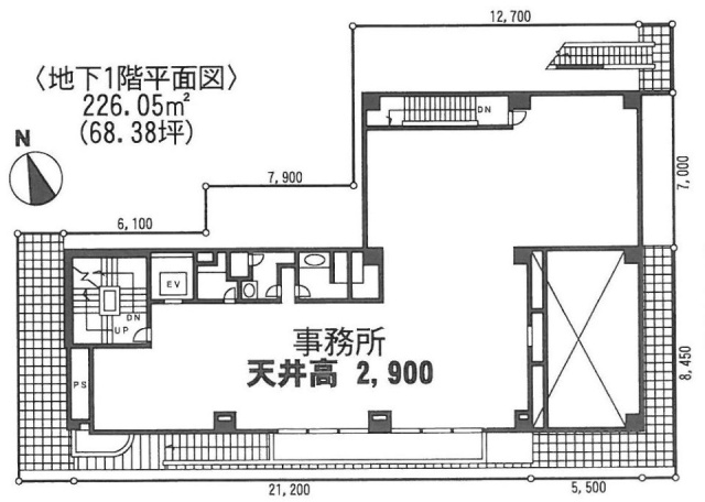 Y・SビルB1F 間取り図