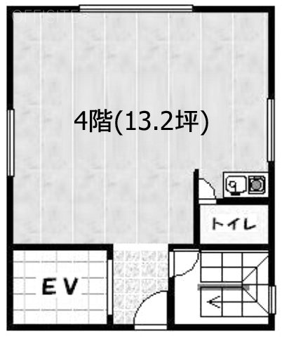 レインボービル4F 間取り図