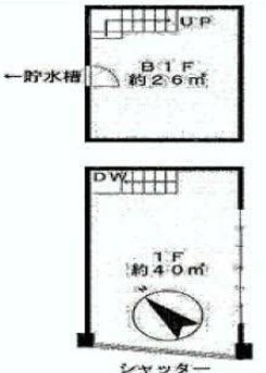 エマーレ駒沢大学B1-1F 間取り図