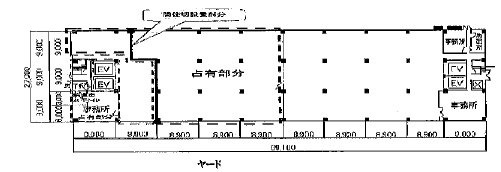 東陽流通センタービル1F 間取り図