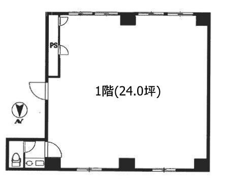 小林ビル1F 間取り図