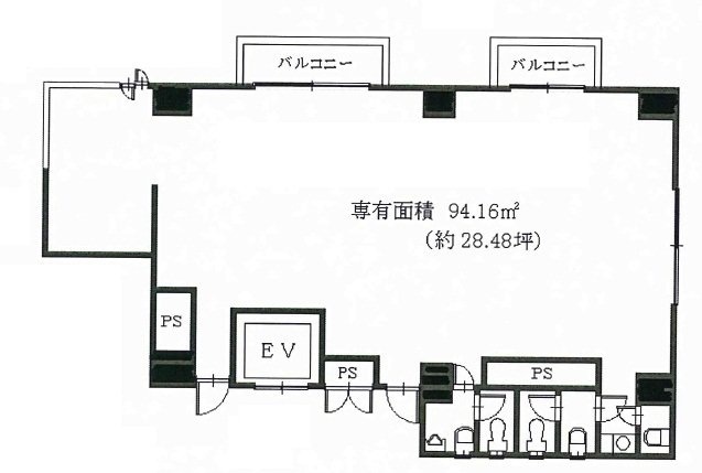 サントピア明大前ビル3F 間取り図