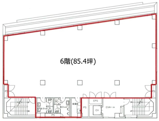 ECS第27ビル6F 間取り図