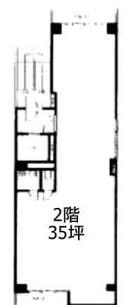 中村橋駅前青木ビル2F 間取り図