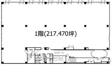 トーヨービル1F 間取り図