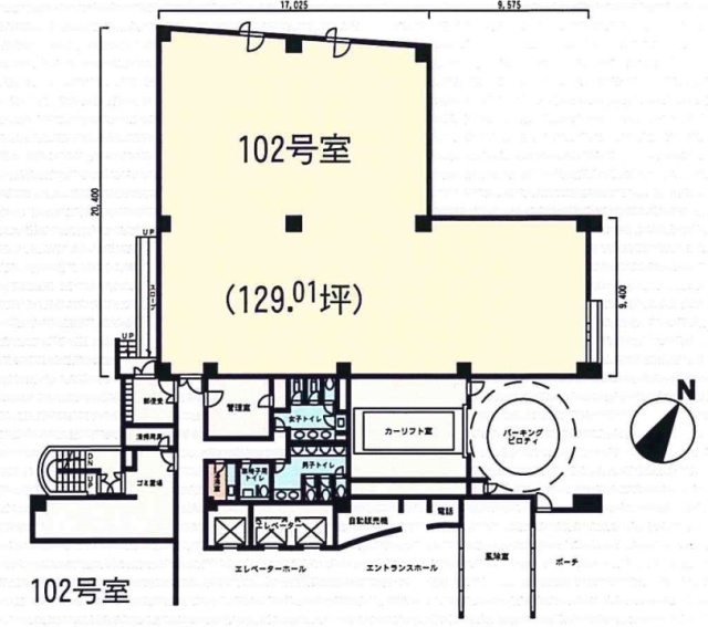 いちご笹塚ビル102 間取り図