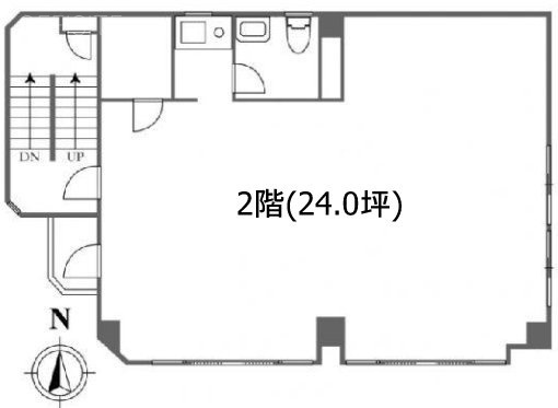 La Kagurazaka2F 間取り図