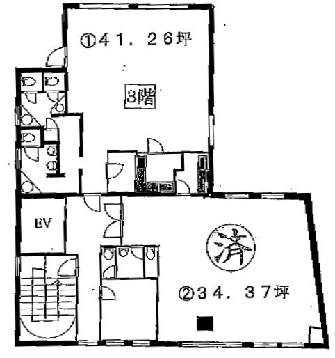 サンユー東蒲田ビルA 間取り図