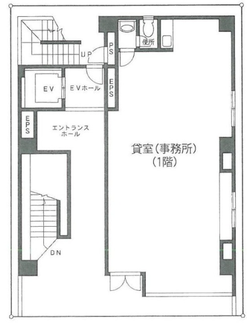 銀座中央ビル101 間取り図