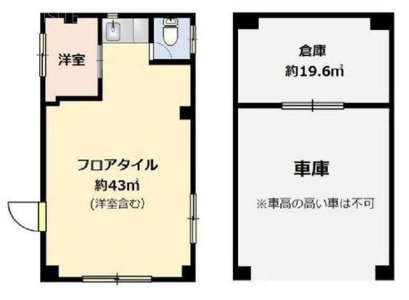TDKビル1F～2F 間取り図