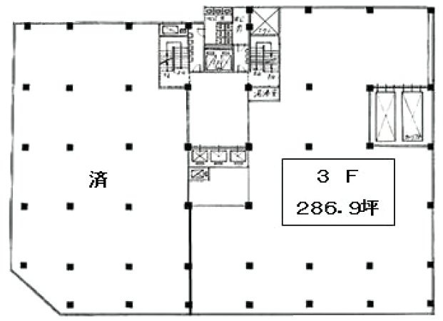 柳屋ビル3F 間取り図