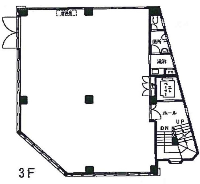 I.S(多田)ビル3F 間取り図