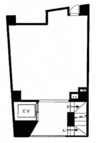 宮益坂村瀬ビル1F 間取り図