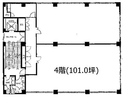 ヤシマ工業本社ビル4F 間取り図