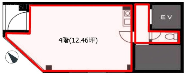 平成ビル4F 間取り図