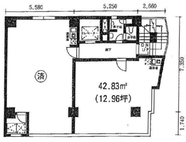 大鷹ビル5F 間取り図