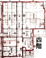 西口栄ビル4F 間取り図