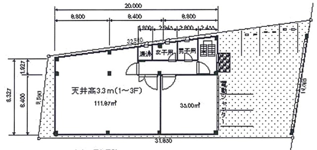 NEX池袋ビル1-3F 間取り図