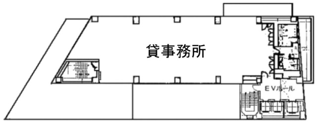 祐真ビル新館12F 間取り図
