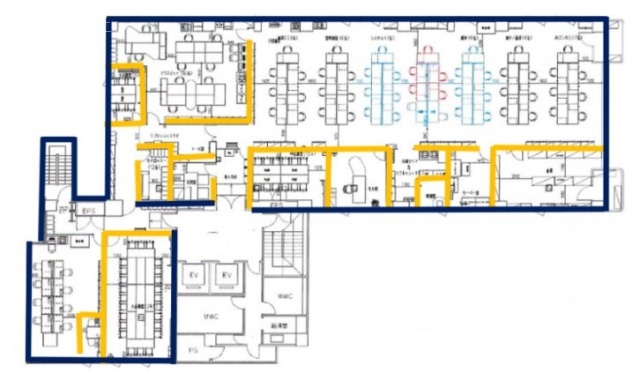 ACN芝大門ビル4F 間取り図