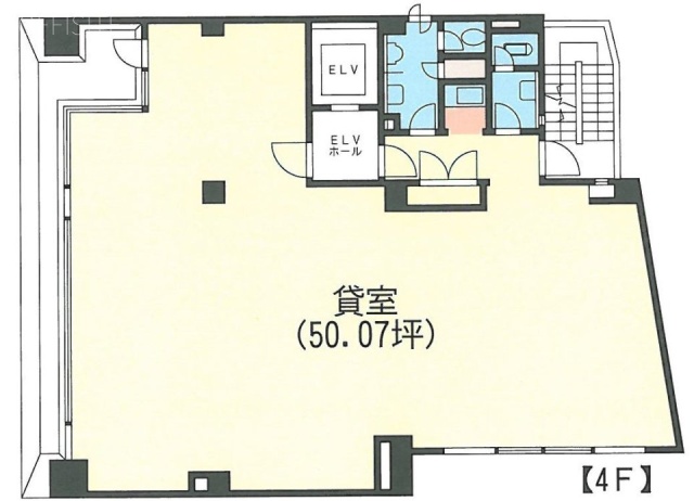 第一中村ビル4F 間取り図