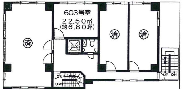 神田中央ビル603 間取り図