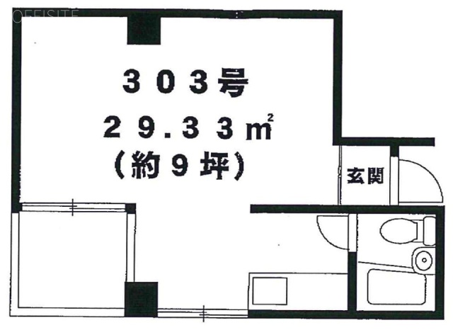 高田馬場ファミリービル303 間取り図