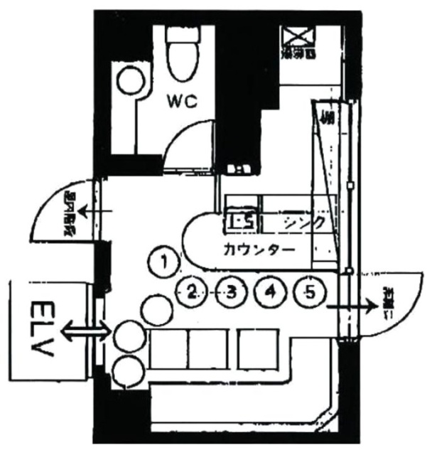 FYRA GINZAビル6F 間取り図