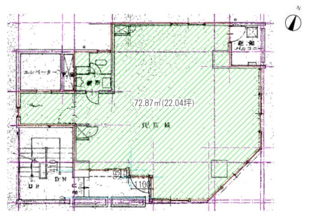 ラシーヌ神田ビル2F 間取り図