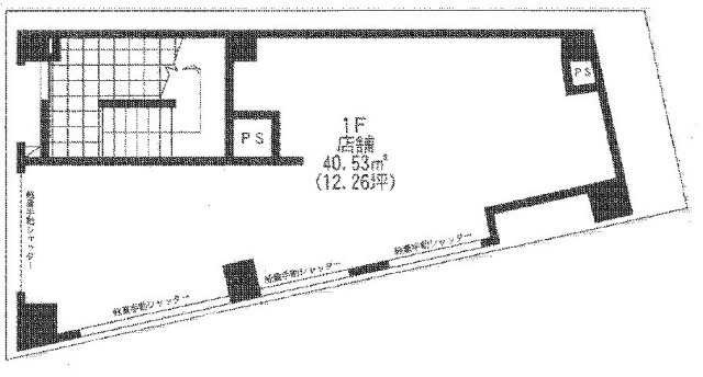 半谷マンション松島1F 間取り図