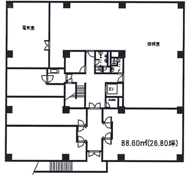 マリンビルB002 間取り図